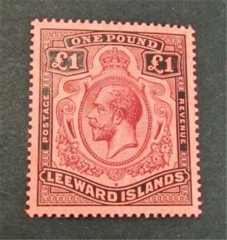Nystamps British Leeward Islands Stamp 83 Og H $245