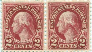 U.  S.  Scott George Washington 2 Cent Carmine Stamp No Gum Good Cond