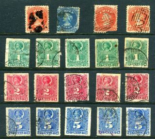 Very Old,  Stamps Of Chile.