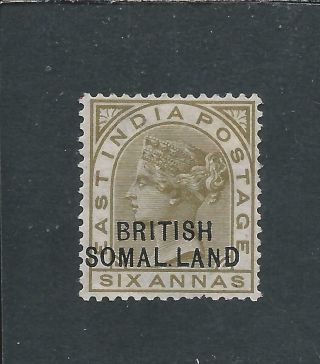 Somaliland 1903 6a Olive - Bistre Somal Land (missing I) Error Mm Sg 19b Cat £225