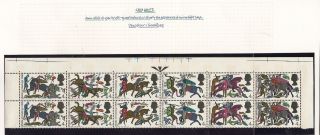 Great Britain 1966 Battle Of Hastings 4d Sg705/10 Mnh With 2mm Grey Colour Shift