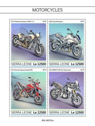 Sierra Leone 2019 Motorcycles S201908