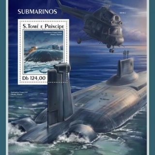 Sao Tome & Principe 2018 Submarines S201807