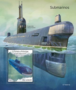 Sao Tome 2019 Submarines S201903