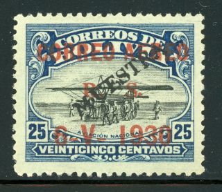 Bolivia Mh Specialized Zeppelin: Scott C15 25c Muestra Specimen $$$