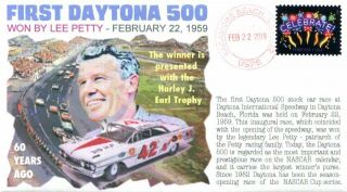 Coverscape Computer Designed 60th Anniversary Of The 1st Daytona 500 Event Cover