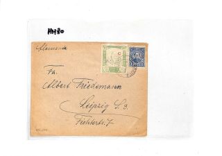 HH80 1934 Paraguay CAMPANA C Rural Office Gran Chaco Overprint Cover Leipzig 3