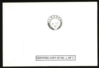 11.  10.  1981 BA CONCORDE Cpt HUTCHINSON,  COURIER SIGNED COVER_LONDON - GLASGOW_ 2/3 2