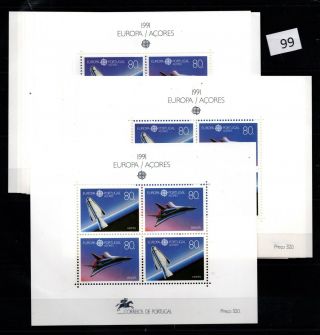// 11x Portugal - Mnh - Europa Cept 1991 - Space - Spaceships