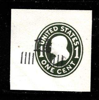 Hick Girl Stamp - U.  S.  Cut Square Envelope Sc U510 Surcharge Y668