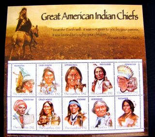 Great American Indian Chiefs (see Note)