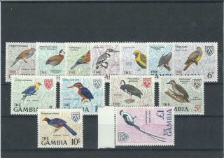 Gambia 1966 Birds Set Mnh See