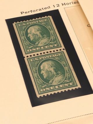 Scott USPS Watermarked Panama Pacific 1908 - 1913 US Stamp Lot 8