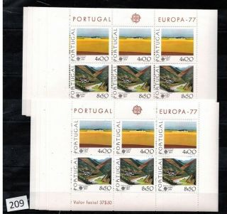 10x Portugal 1977 - Mnh - Europa Cept - Landscapes