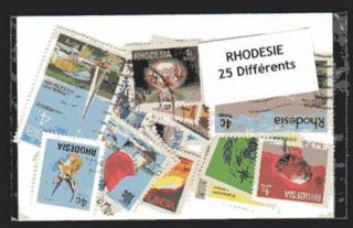 Rhodesian - Rhodesia 25 Stamps Different