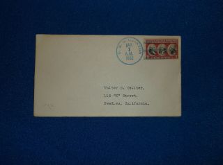 Us Naval Cover: 1932 Uss Claxton
