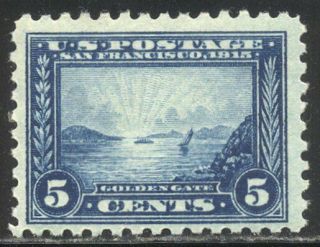 U.  S.  403 Beauty - 1913 5c Pan - Pacific,  P10 ($150)