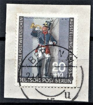 Berlin - 1954 Stamp Exhibition - On Piece