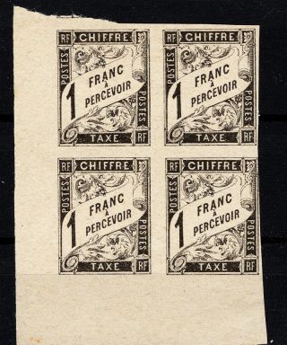 French Colonies 1884 1 Fr Postage Due