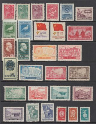 China Prc 112 Different Stamps 1949 - 1955 Ngai