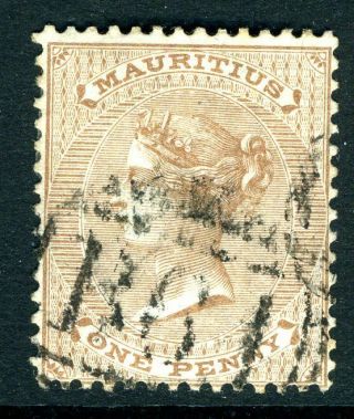 Seychelles/mauritius - 1863 - 72 1d Brown A Fine Example In Seychelles Sg Z14a