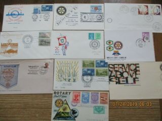 10 Fdc Different Rotary International