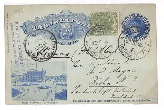 S276 1907 Uruguay Illustrated Postal Stationery Card {samwells - Covers}