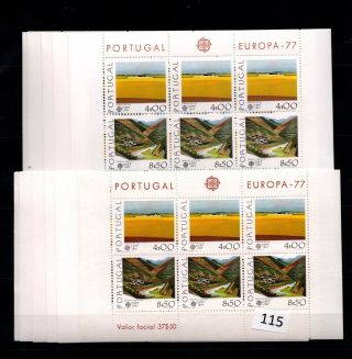 // 11x Portugal - Mnh - Europa Cept 1977 - Nature - Mountains