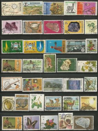 BOTSWANA SELECTION THEMATICS COMPLETE SETS AND PART SETS & STAMPS 0304 2