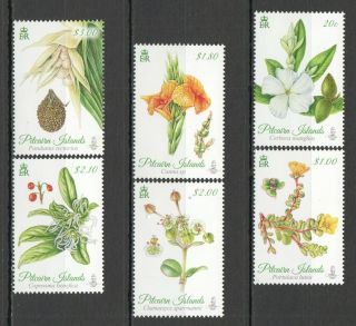 U1293 Pitcairn Islands Flora Flowers Michel 20 Euro 1set Mnh