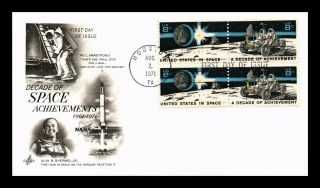 Dr Jim Stamps Us Space Achievements First Decade Fdc Cover Combo Art Craft