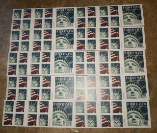 2011 Lady Liberty & Flag US Forever Stamps 10 Books of 20 - 200 Count 4