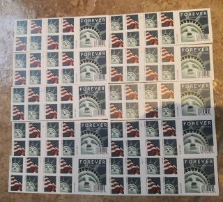 2011 Lady Liberty & Flag US Forever Stamps 10 Books of 20 - 200 Count 5