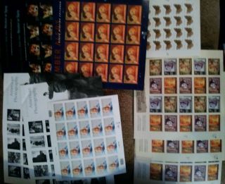 220$ In Face Value U.  S.  Postage Stamps Sheets & Booklets Great Value