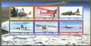 Ross Dependency - Aviation 2019 Mnh Min Sheet - (zealand)