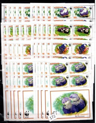 /// Aitutaki - Mnh - Wwf - Nature - Birds - Cook Islands - 10 Sheets - 40 Sets