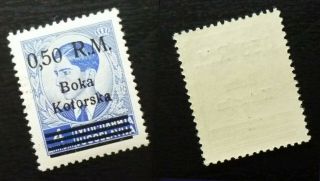 Montenegro Wwii Italy Germany Stamp J7