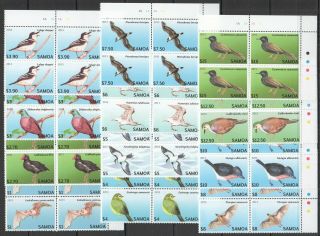 Y765 2013 Samoa Fauna Birds 1105 - 16 Michel 188 Euro 4set Mnh