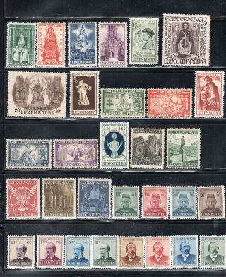 Luxembourg Europe Stamps Hinged Lot 767