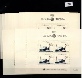 / 13x Portugal - Mnh - Europa Cept 1988 - Ships - Madeira -