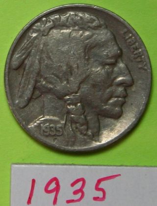 1935 - S Or 1936 - S Or 1937 - S Us Buffalo Nickel In Fine - - Price Per Each