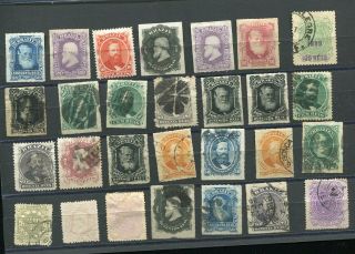 (se067) Brazil Brasil Old Stamps No Gum/