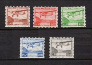 Japan 1929 - 34 Air Mail Set - Og Mh - Sc C3 - C72 Cats $75.  50