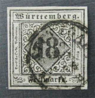 Nystamps German States Wurttemberg Stamp 6 $730 Signed