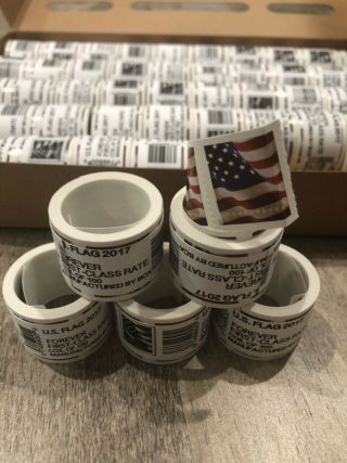 300 USPS FOREVER STAMPS 2017 3 rolls of 100 2