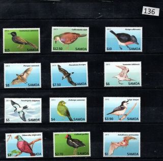 ,  Samoa 2013 - Mnh - Birds