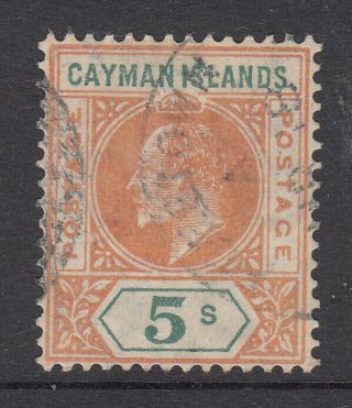 Cayman Islands 1907 Ke7 5/ - Sg 16 Cv £350