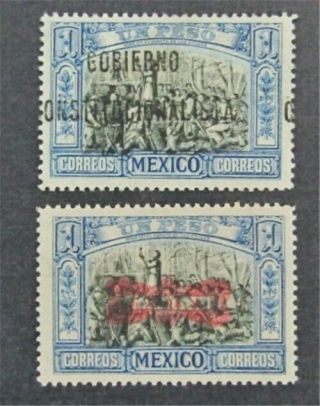 Nystamps Mexico Stamp 526.  537 Og H $31
