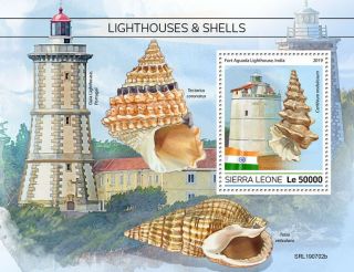 Sierra Leone 2019 Lighthouses And Shells S201908