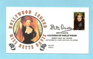 U.  S.  Fdc 4350 Honoring Actress Bette Davis